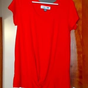 Old Navy Maternity top, size medium, bright red. Never worn.